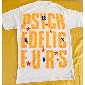 Vintage 1987 Psychedelic Furs-Midnight to Midnight Clock Stars Shirt- GRAIL